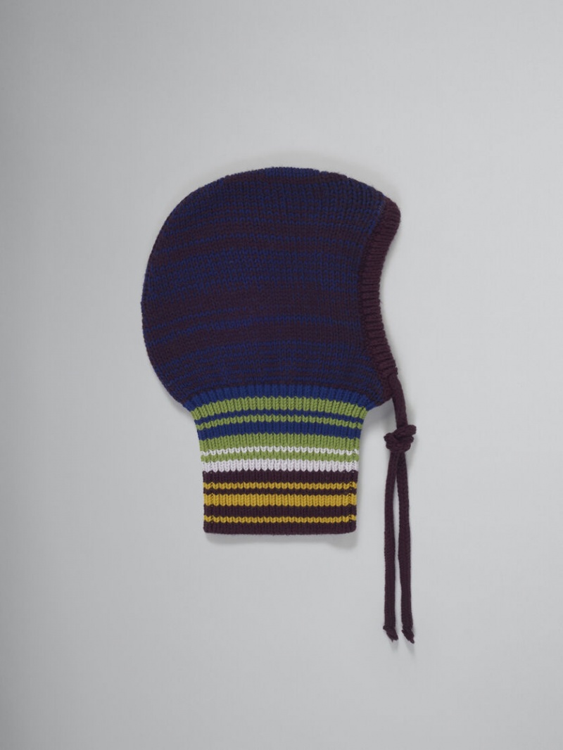 Marni Mouliné Balaclava With A Rayas Neck Azules | MXNEJ22227