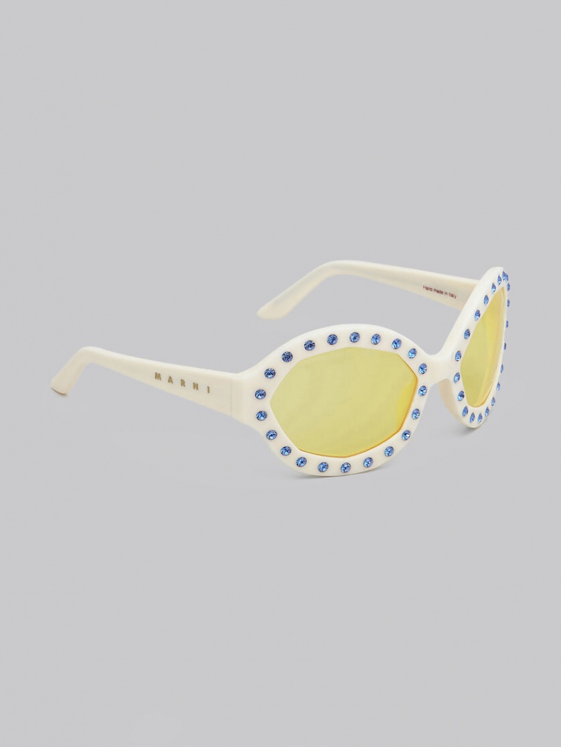 Marni Naica Mine Acetate Blancos | SMXNY39023