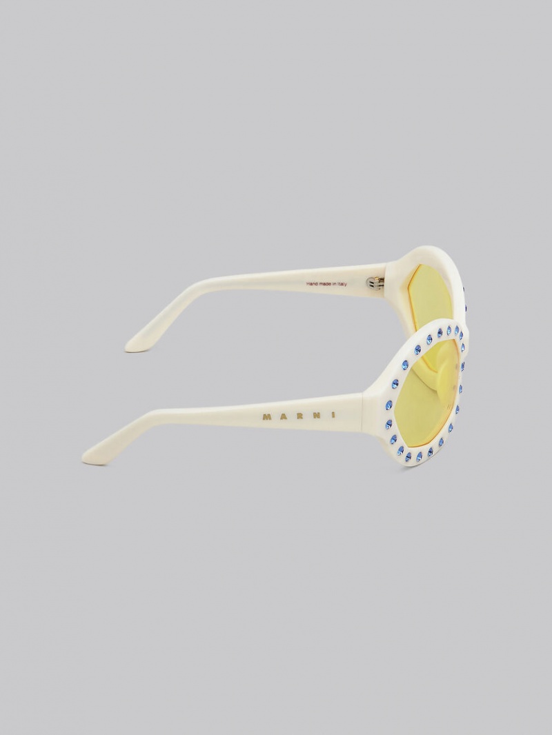 Marni Naica Mine Acetate Blancos | SMXNY39023