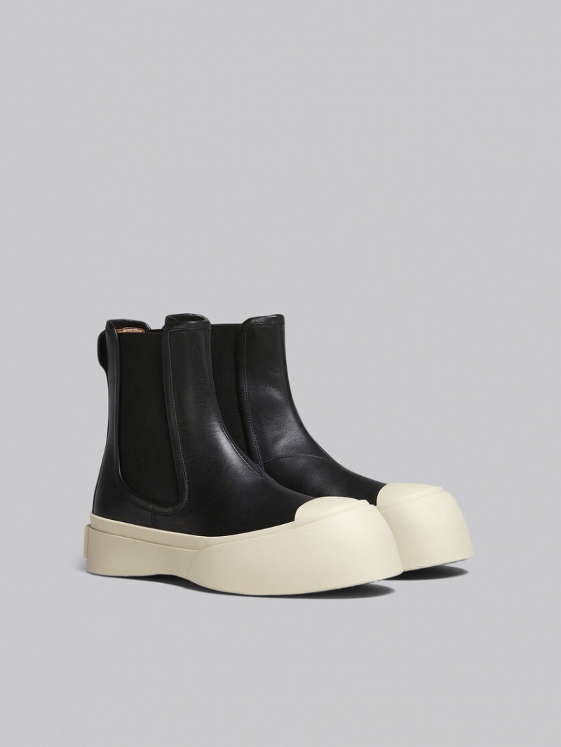 Marni Nappa Cuero Pablo Chelsea Boot Negros | MMXHR66230