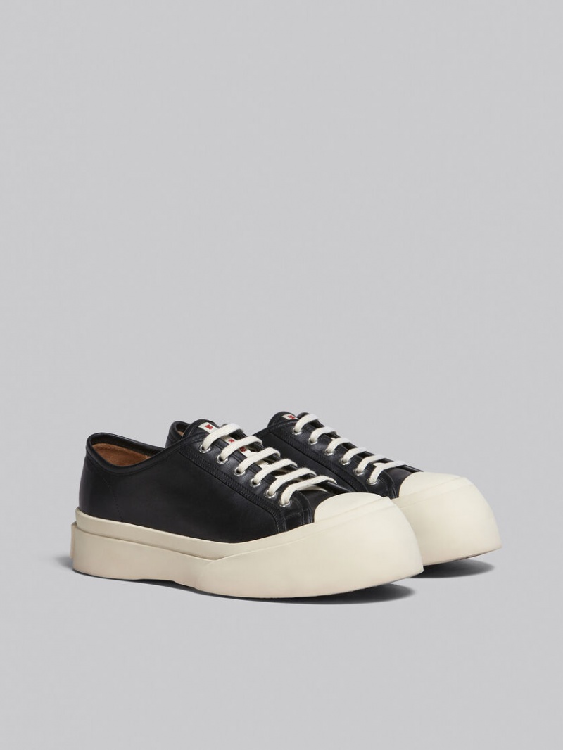 Marni Nappa Cuero Pablo Encaje-up Sneaker Negros | PMXQX41465