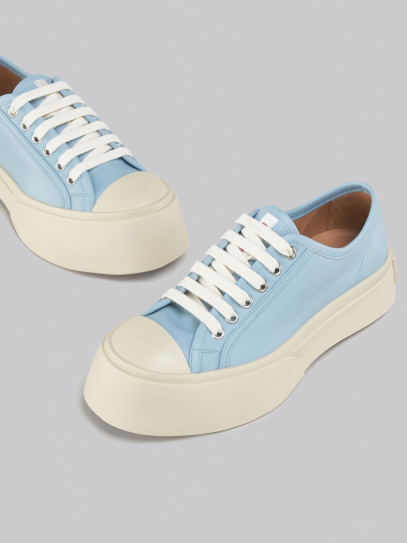 Marni Nappa Cuero Pablo Encaje-up Sneaker Azules Claro | MXEAH36979