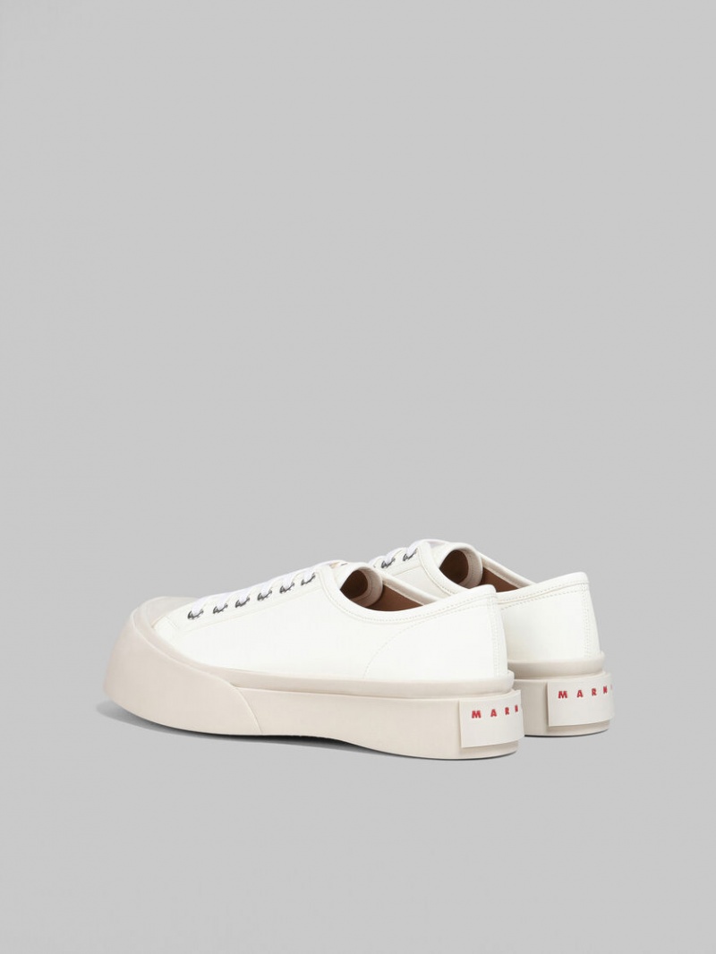 Marni Nappa Cuero Pablo Encaje-up Sneaker Blancos | SMXNY68114