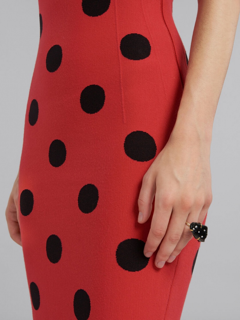 Marni Obsidian Ring With Rhinestone Polka Dots Negros Obsidian | LMXSX77496