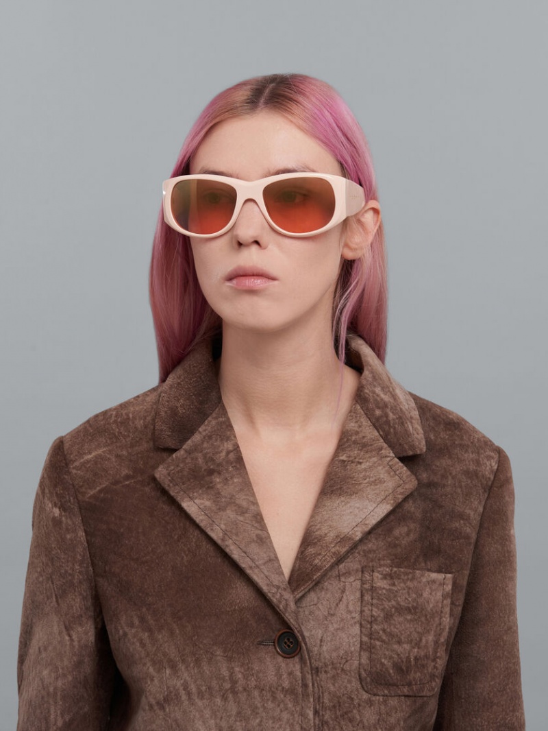 Marni Orinoco River Acetate Beige | YMXVQ18780
