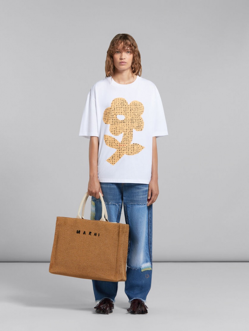 Marni Raffia Large Beige | LMXTR26006