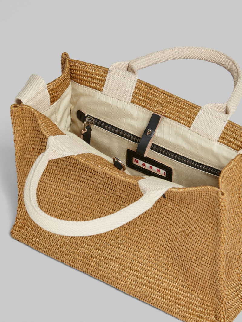 Marni Raffia Small Beige | FMXUI62941