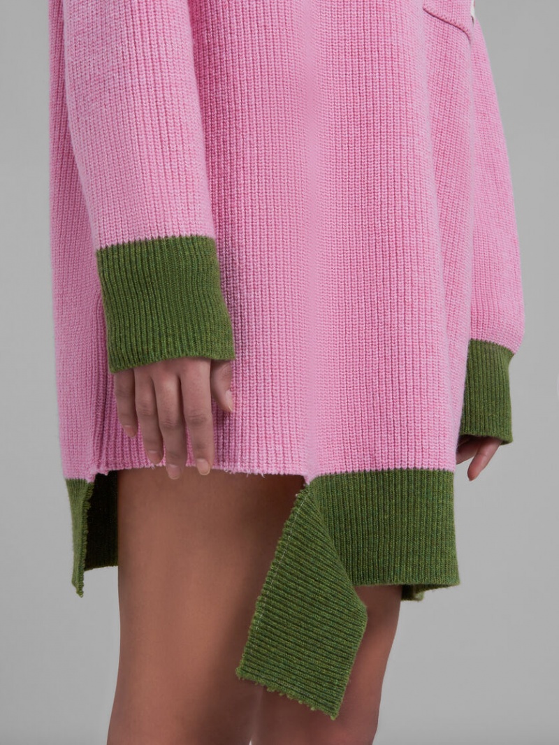 Marni Shetland Lana And Algodon Rosas | AMXDF48028