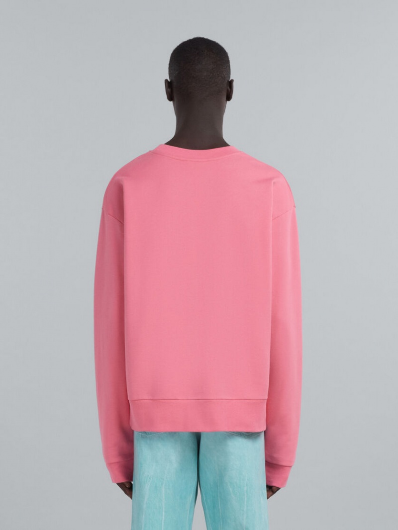 Marni Sweatshirt With Logo Rosas | TMXWZ80303