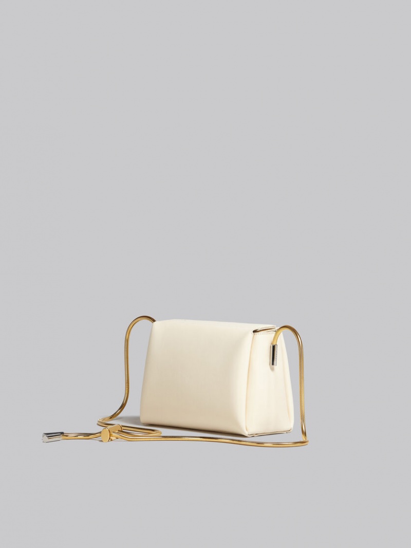 Marni Toggle Medium Bag Cuero Blancos | ZMXMJ90071