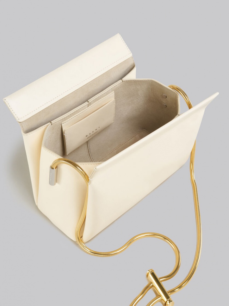 Marni Toggle Medium Bag Cuero Blancos | ZMXMJ90071