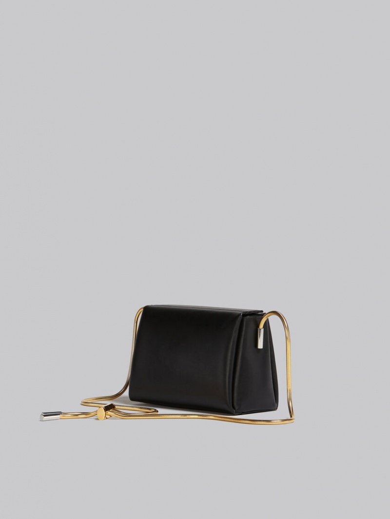 Marni Toggle Medium Bag Cuero Negros | GMXUC43550