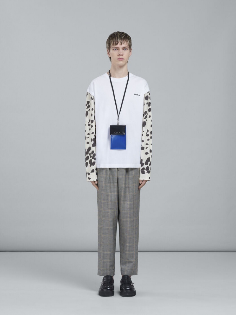 Marni Tribeca Phone Case Azules Negros | SMXVO21354