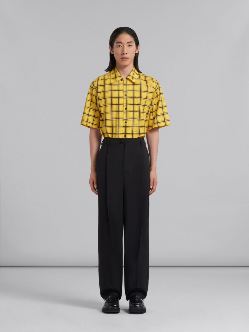Marni Tropical Lana Tailored Trousers Negros | MXJZR56132