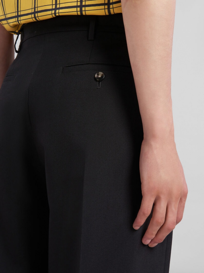 Marni Tropical Lana Tailored Trousers Negros | MXJZR56132