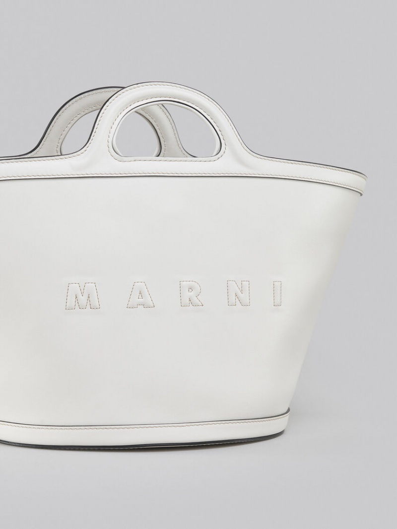 Marni Tropicalia Small Bag Cuero Blancos | TMXPQ60781