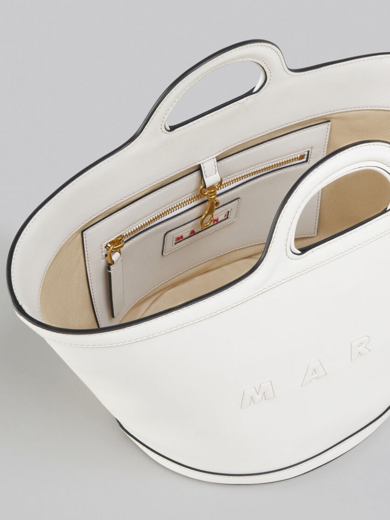 Marni Tropicalia Small Bag Cuero Blancos | FMXUI50685