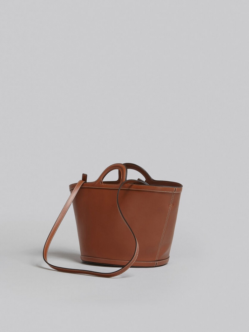 Marni Tropicalia Small Bag Cuero Marrom | AMXDF48610