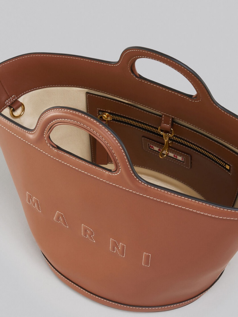Marni Tropicalia Small Bag Cuero Marrom | AMXDF48610