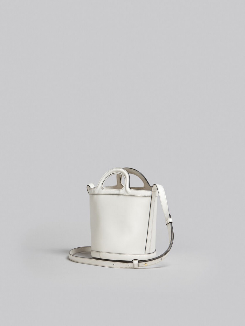 Marni Tropicalia Small Bucket Bag Cuero Blancos | FMXUI19848