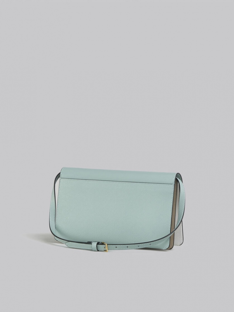 Marni Trunk Clutch Cuero Verdes Claro Blancos Marrom | BMXSD85254