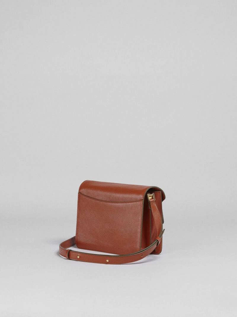 Marni Trunk Soft Medium Bag Cuero Marrom | MXJZR70464