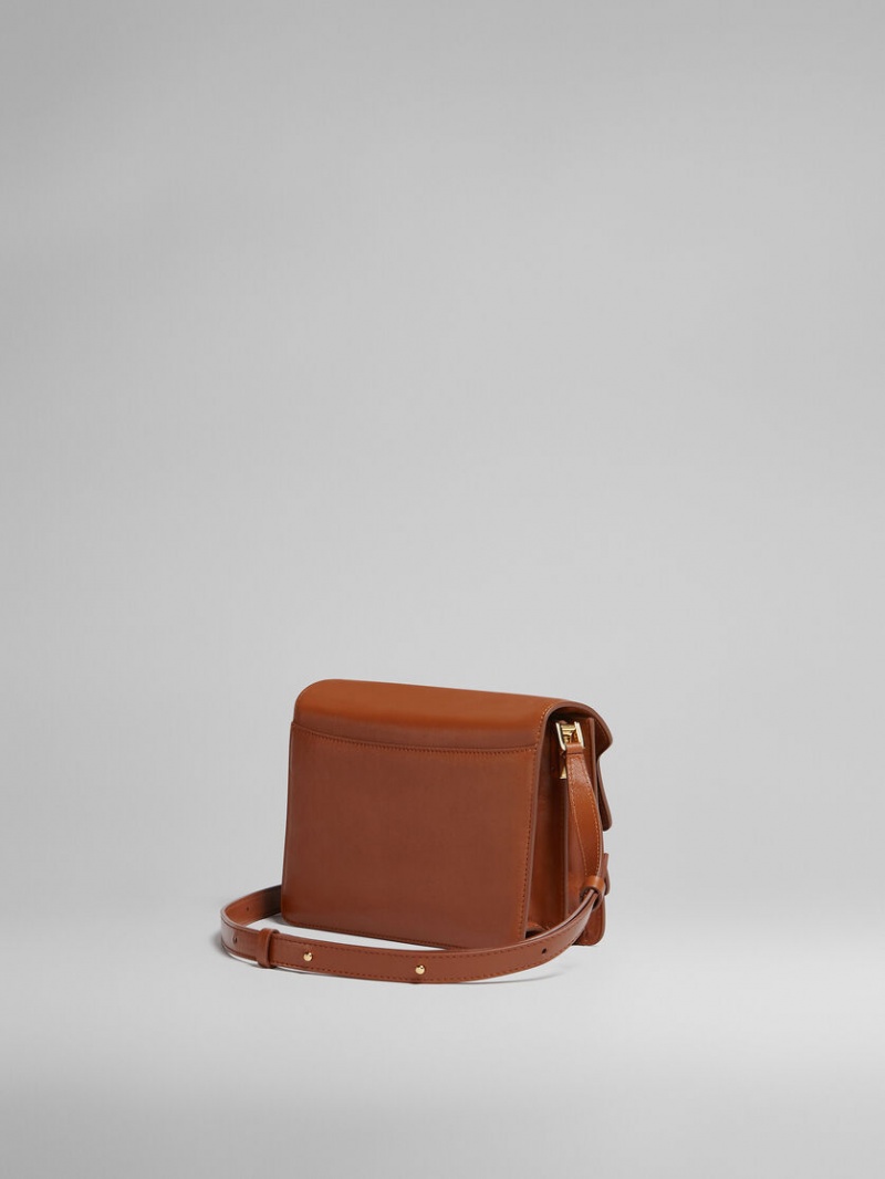 Marni Trunk Soft Medium Bag Cuero Marrom | MXJVR86163