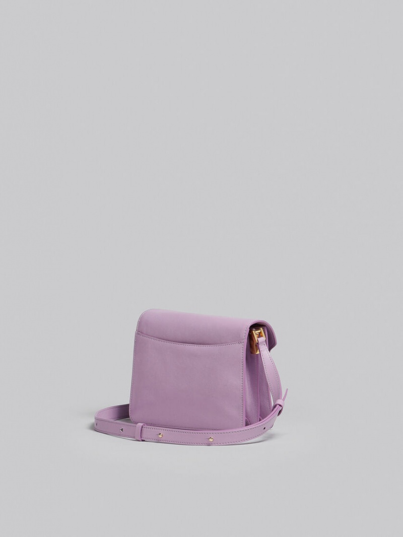 Marni Trunk Soft Medium Bag Cuero Morados | XMXBH35180