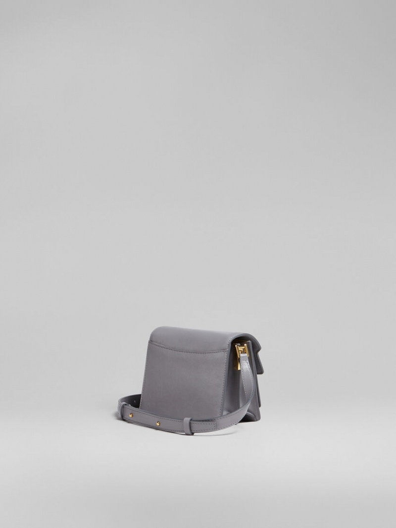 Marni Trunk Soft Mini Bag Cuero Grises | MXJBT24040
