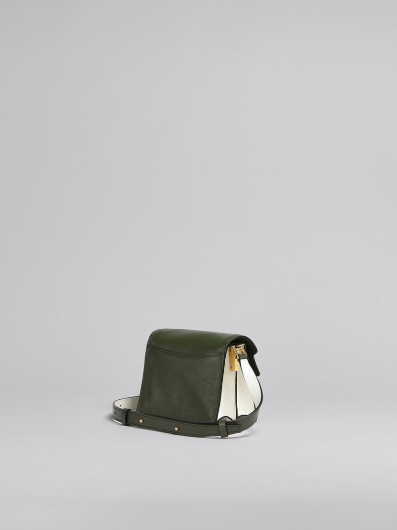 Marni Trunk Soft Mini Bag Cuero Verdes Blancos | TMXPQ53407